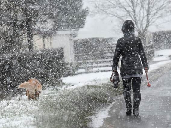 A weather warning is in place for Northern Ireland from tomorrow