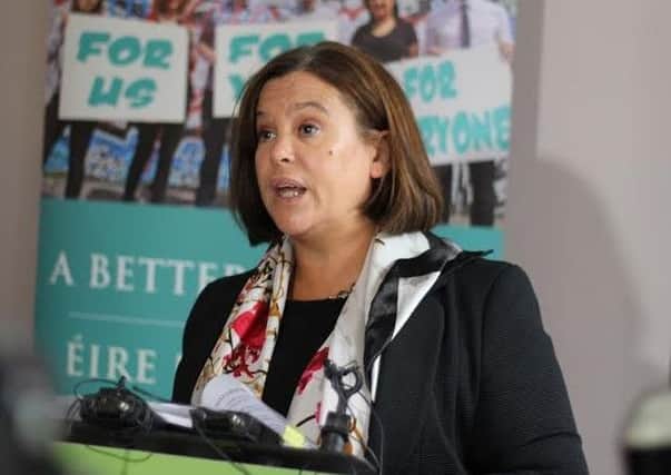 Mary Lou McDonald and Sinn Fein were angry when the talks collapsed