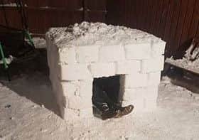 Still working on the igloo