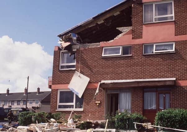 August 1988... Three people died in the IRA booby trap explosion at a flat in Kildrum Gardens in Londonderrys Creggan.

Good Samaritan killing