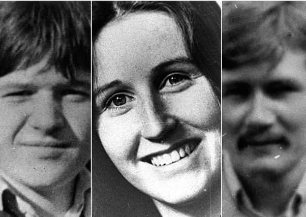 (left to right) Sean Savage, Mairead Farrell and Danny McCann, three IRA members who were shot dead in Gibraltar.