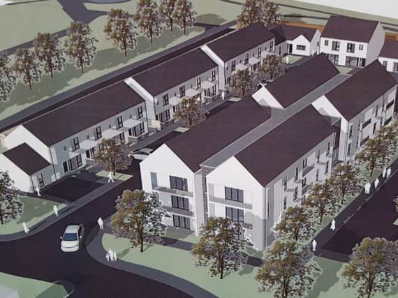 Artist's impression of the proposed Clanmil development at Joymount. INCT 37-725-CON