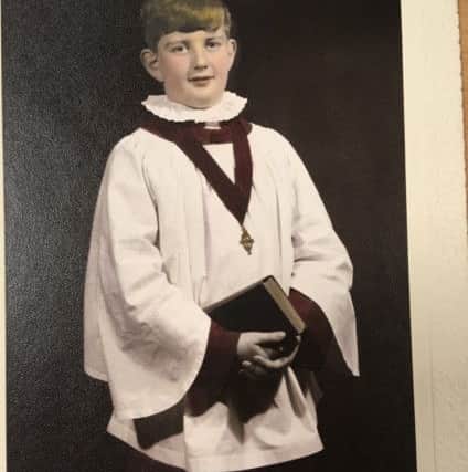 Julian as an altar boy