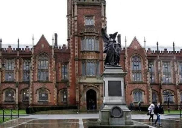 Queens University Belfast has rejected calls to reinstate bilingual English/Irish language signs