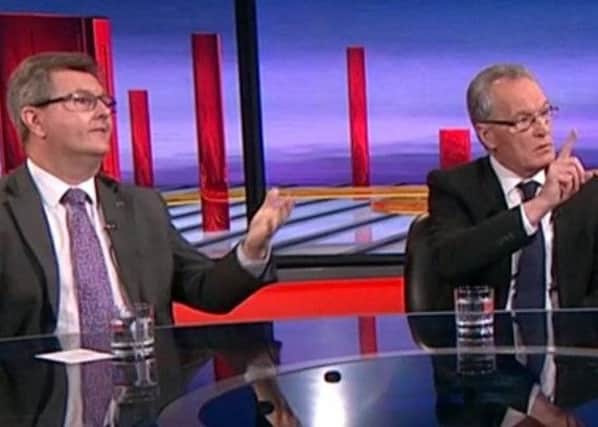 DUP MP Sir Jeffrey Donaldson and Gerry Kelly of Sinn Fein debated the true content of the failed political talks on the BBCs The View
