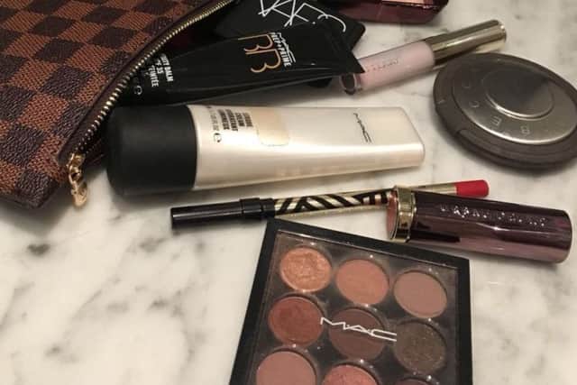 Louise Henry opens up her makeup bag