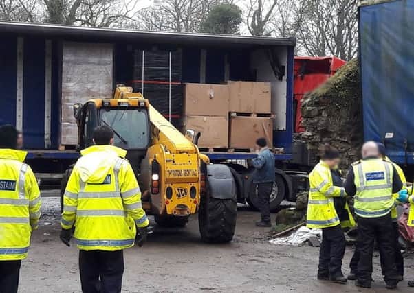 Eleven men were arrested when the factory in Co Louth was raided