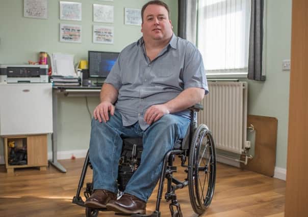 Paul Gallagher who was confined to a wheelchair after being shot in 1994