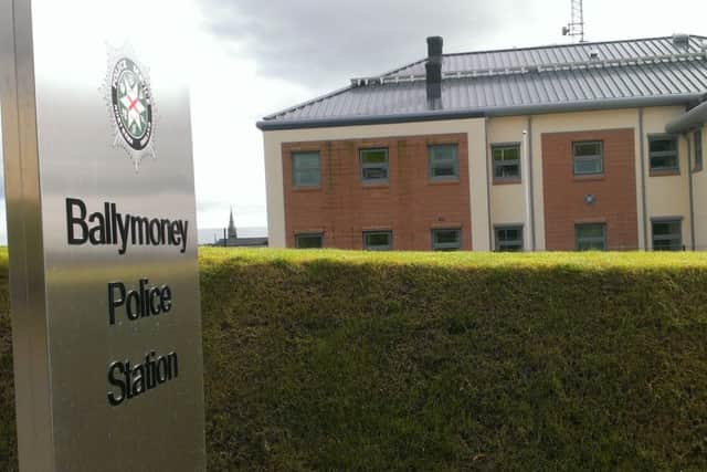 Ballymoney PSNI station in north Antrim where the body of Inspector Peter Magowan was discovered in April 2016
