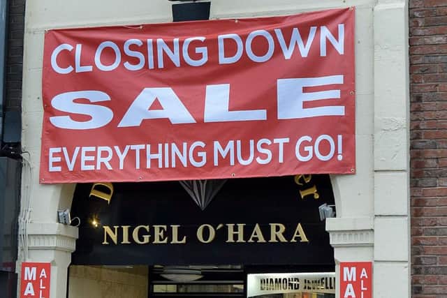 Nigel O'Hara Jewellers which is closing down. INPT46-215a.