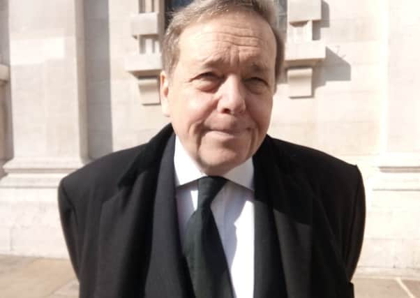 Lord Salisbury before the memorial service to the former IRA terrorist and double agent Sean O'Callaghan at St Martin in the Fields in central London, on Wednesday March 21 2018. Pic by Ben Lowry