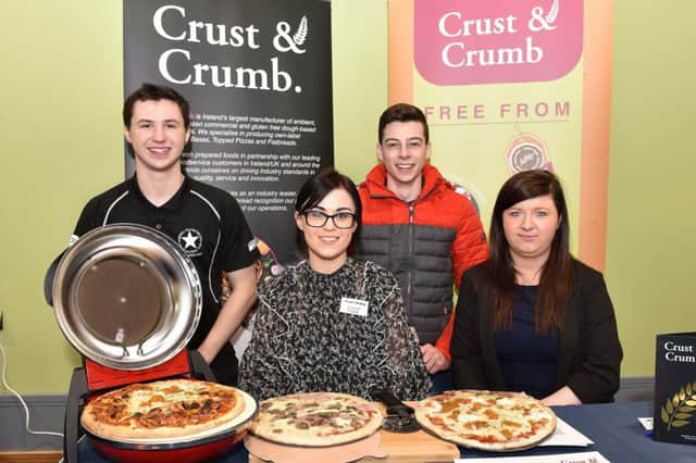 Loughry National Diploma students Keith Cochrane and Jack Graham talk placements and careers with Crust & Crumb Bakery, Derrylin.