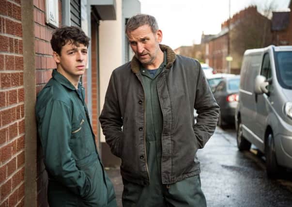 Come Home EP 1 (No. 1) - Picture Shows: Liam (ANTHONY BOYLE), Greg (CHRISTOPHER ECCLESTON) Photographer: Steffan Hill