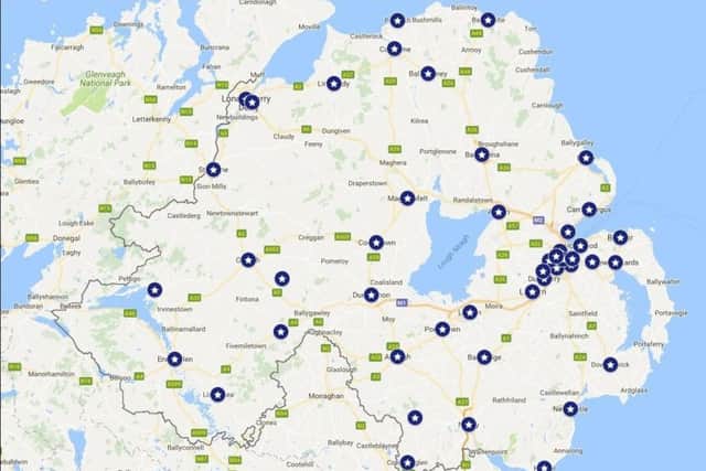 Distribution of police stations in 2017. Compiled by Adam Kula