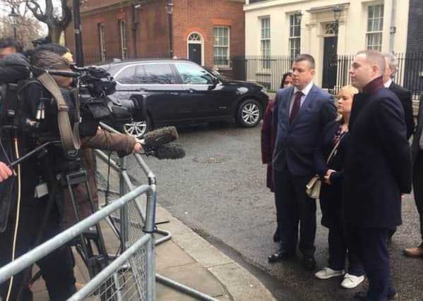 Sinn Fein led delegation in Downing Street