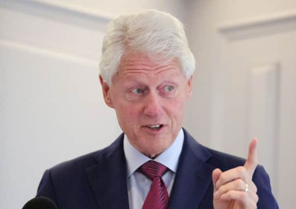 Former US President Bill Clinton pictured at the Culloden Hotel.
 Photo by Kelvin Boyes / Press Eye.