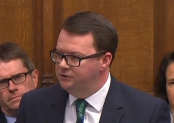 Conor McGinn in the debating chamber of the House of Commons