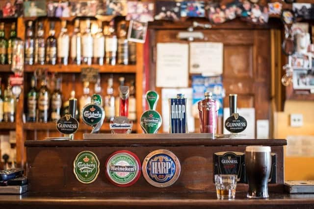 A traditional bar