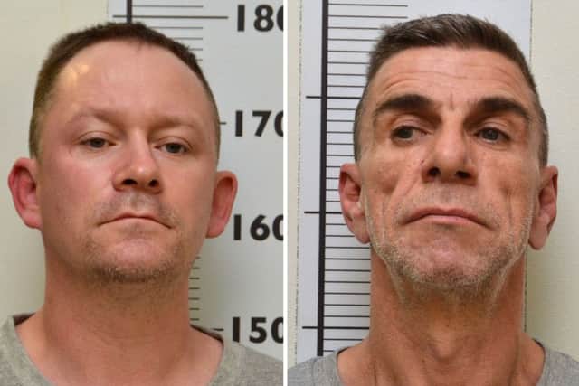 Stephen Unwin (left) and William McFall who have been been convicted at Newcastle Crown Court for the murder of Quyen Ngoc Nguyen. PRESS ASSOCIATION Photo.