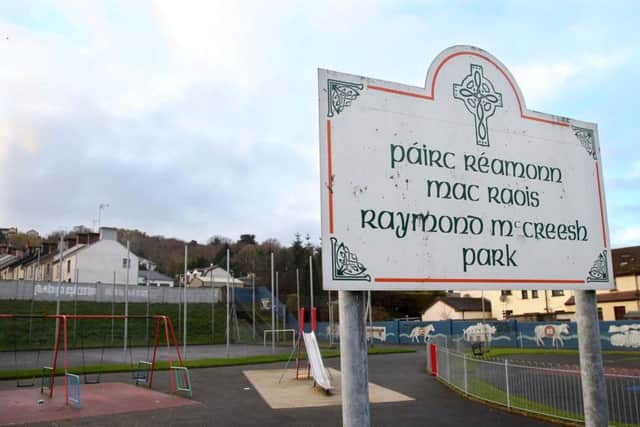 Raymond McCreesh park in Newry