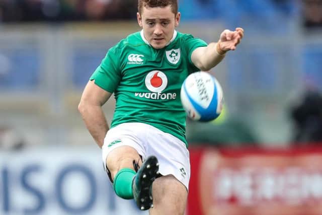 Paddy Jackson in action for Ireland
