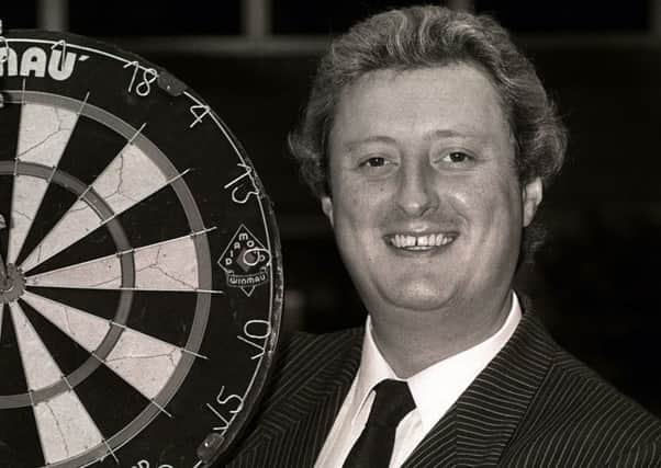 British darts star Eric Bristow pictured in 1989.