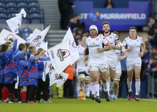 y

Rory Best leads Ulster out during the Guinness Pro14 clash between Edinburgh