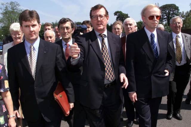 The Ulster Unionist talks team in 1998. 
Picture Stephen Davison/Pacemaker