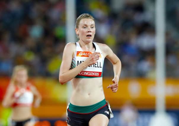 Northern Ireland's Emma Mitchell competes in the Women's 10,000m Final