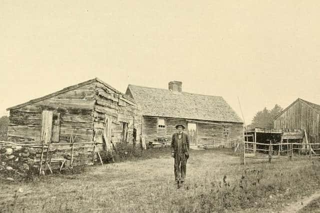 A typical Londonderry homestead. From WilleyÂ’s Book of Nutfield G F Willey. New Hampshire 1895. Courtesy American Library Association