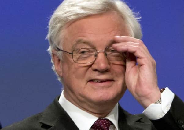David Davis said it was likely that small cross-border businesses would in effect receive tax-free status
