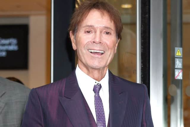 Sir Cliff Richard leaves the Rolls Building in London, where a High Court judge has been hearing evidence in a legal battle between him and the BBC