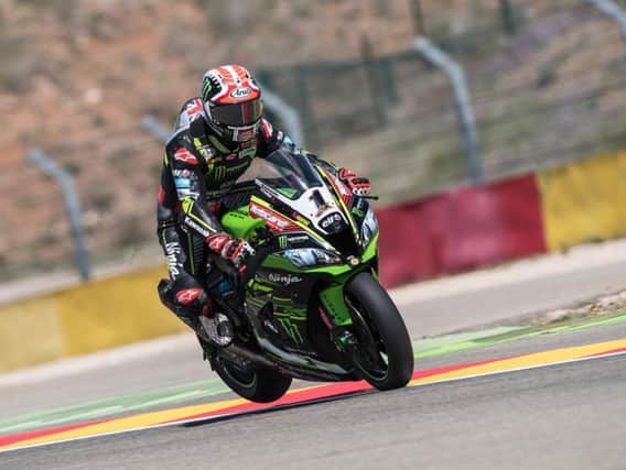 Jonathan Rea was second fastest on Friday in free practice at Aragon in Spain.