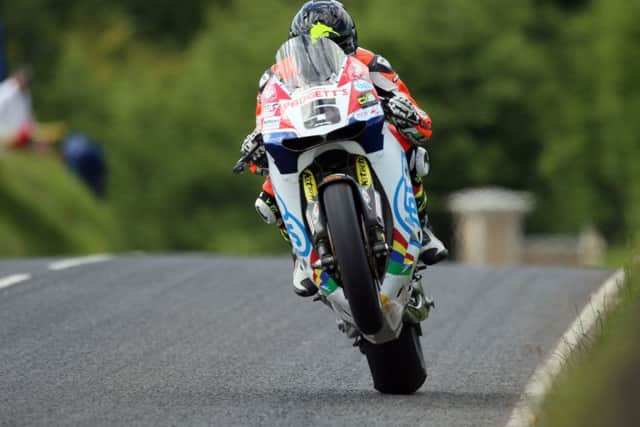 Bruce Anstey on the Padgett's Honda RC213V-S at the Ulster Grand Prix.