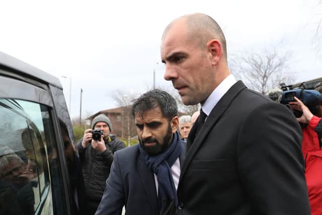 Republic of Ireland footballer Darron Gibson leaving South Tyneside Magistrates' Court in South Shields where he admitted drink-driving