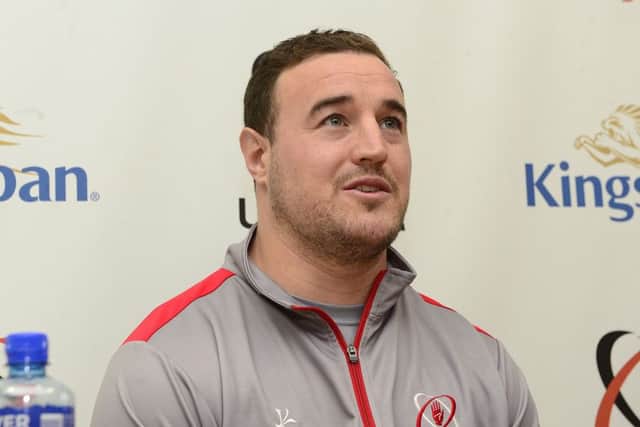 . Ulster Rugby's Rob Herring pictured during the press conference. Picture By: Arthur Allison.