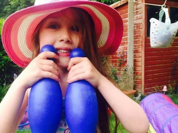 Undated handout file photo issued by Essex Police of seven-year-old Summer Grant who died when a bouncy castle that two fairground workers had failed to "adequately anchor" to the ground was blown across a park with her inside it, a Chelmsford Crown Court has heard.