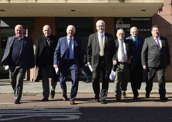 The case was brought by surviving members of the so-called Hooded Men