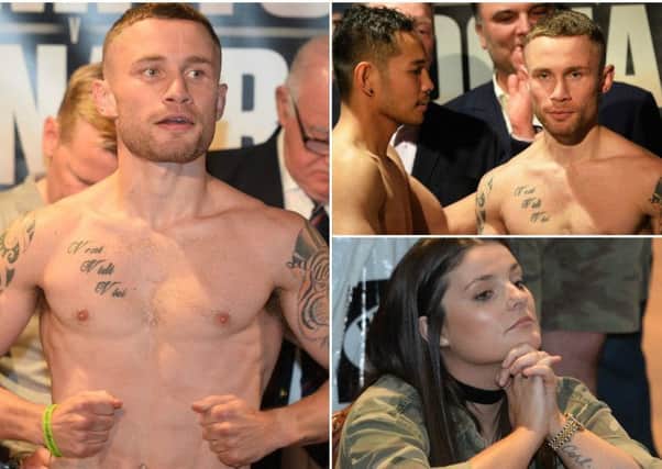 Carl Frampton and Nonito Donaire weigh-in