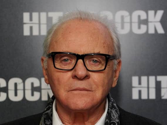 File photo dated 09/12/12 of Sir Anthony Hopkins, who has shared a creepy video of himself dancing around with wide eyes and a maniacal grin.