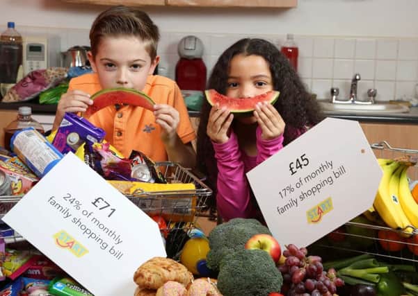 Northern Ireland families are spending over Â£850 a year on treat foods such as crisps, chocolates and sweets in the average weekly food shop, over four times as much as they spend on vegetables.