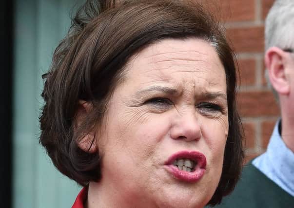 Sinn Fein Leader Mary Lou McDonald