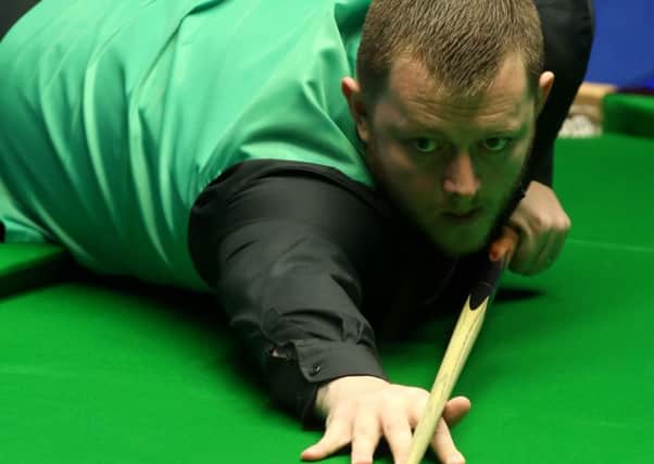 Mark Allen during his match against against Joe Perry