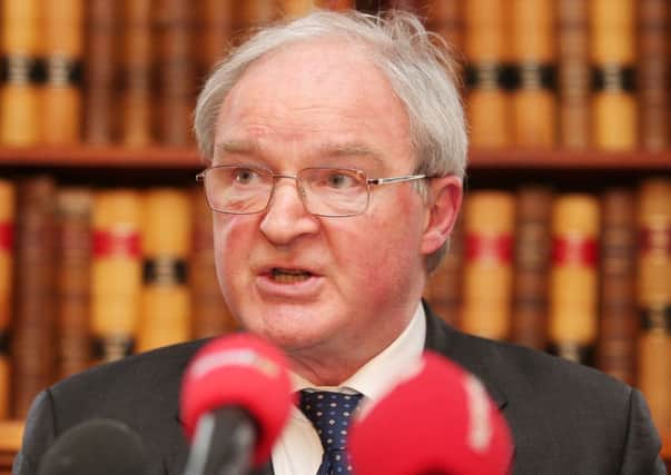 Lord Chief Justice Sir Declan Morgan is giving the Supreme Court a warm welcome on its first visit to Belfast