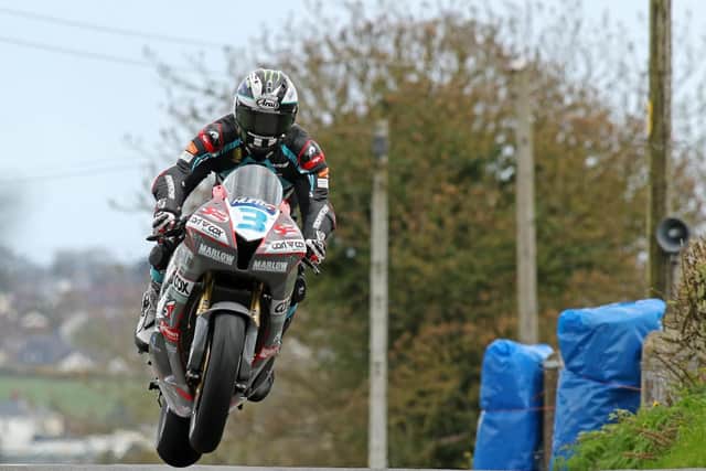 Michael Dunlop won the Invitational Supersport race on the MD Racing Honda.
