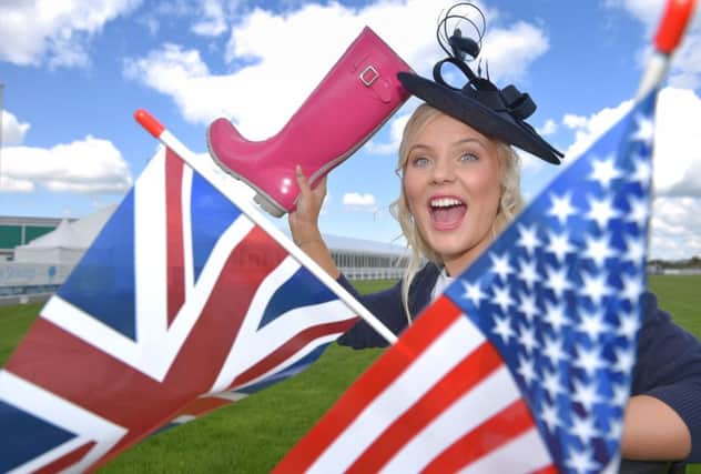 Kendall Glenn, from the team behind the Balmoral Show, prepares to tune in to the special showing of the Royal Wedding at this years Balmoral Show on Saturday 19th May. Plans include, a special covered viewing area where visitors can watch live coverage of the wedding on a screen.