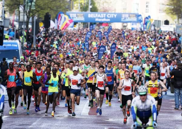 Around 3,000 runners will be taking on the full 26.2 miles at todays marathon