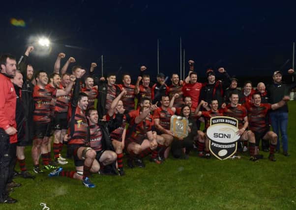 Armagh celebrate with the Stevenson Shield