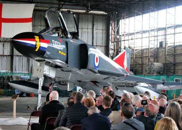 The Phantom restored to the same colours and markings that it wore many years ago. (Photo by Alan Jarden)