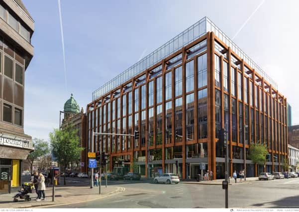 An impression of the new Merchant Square building